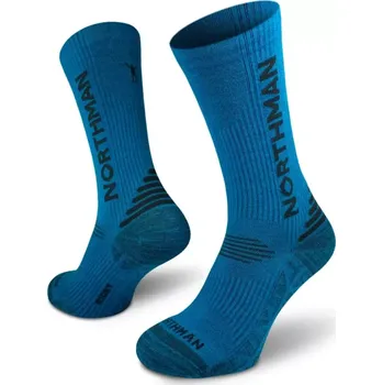 Pánské oblečení Northman Veles Merino ponožky, modré S/M (36-41)