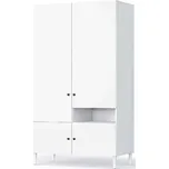 Šatní skříň DULLUM 120x205cm, bílá