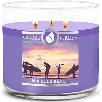 Svíčka Svíčka 0,41 KG HIBISCUS BEACH, aromatická v dóze, 3 knoty|Goose Creek