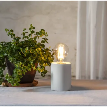 Lampička Stolní lampa TUB 10 cm bílá