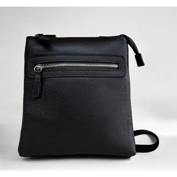 Pánská kožená taška přes rameno 6541 černá