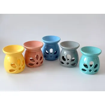 Aroma lampa Aromalampa z keramiky BAREVNÁ MODRÁ