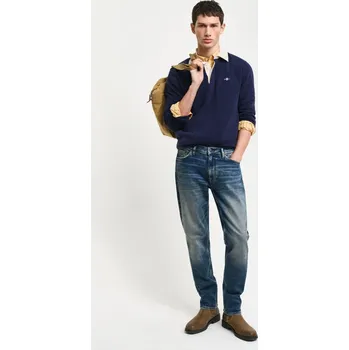 Pánské džíny DŽÍNY GANT SLIM VINTAGE WASH JEANS MID BLUE VINTAGE