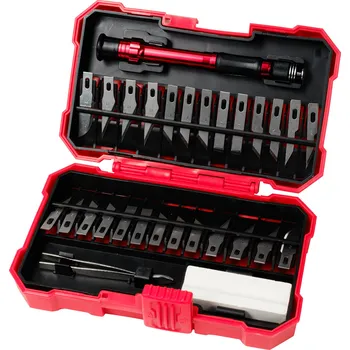 Pracovní nůž Skalpel s výměnnými břity 26ks TH-1001