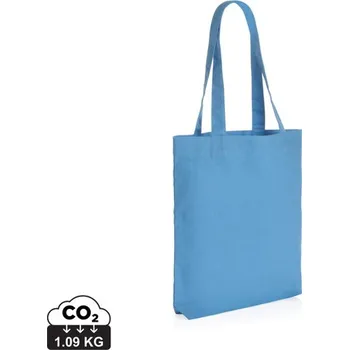 Tote bag Impact z 285g recykl. canvas - Tranquil Blue