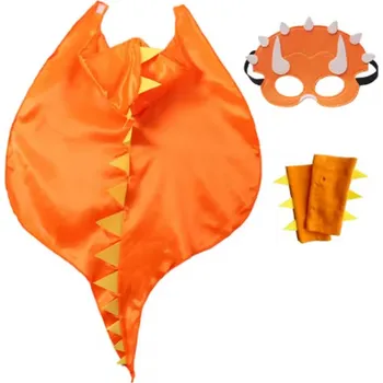 Karnevalový kostým Dětský kostým "Dinosaurus" (uni velikost) Barva: Oranžová
