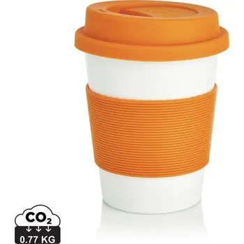 PLA hrnek - Oranžová / Bílá