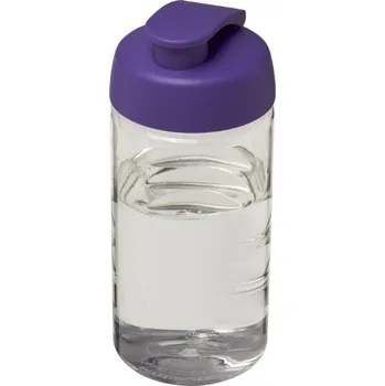 Sportovní láhev s vyklápěcím víčkem H2O Bop® 500 ml - Průhledná / Purpurová