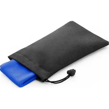 Šátek BERNAL. Fitness chladicí ručník recyklovaný polyesterový šátek (100% rPET) s netkaným sáčkem - Královská Modrá