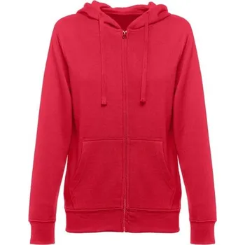 Dámské oblečení THC AMSTERDAM WOMEN. Dámská mikina z bavlny a polyesteru - Červená / M