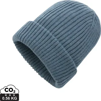 Termohrnek Dvojitě pletená beanie čepice Impact z Polylana® AWARE™ - Sage Blue