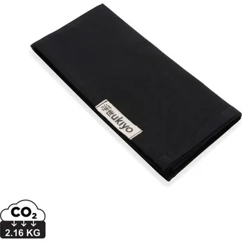 Papírový ubrousek Ubrousky Ukiyo ze 180g recyklované bavlny AWARE™ - Černá