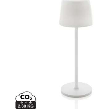Lampička USB dobíjitelná stolní lampa Zenic z RCS recykl. plastu - Bílá