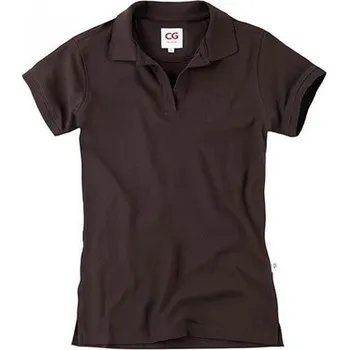 CG Workwear Dámská polokošile Susa s knoflíkovou légou Barva: Hnědá, Velikost: XXL CGW730