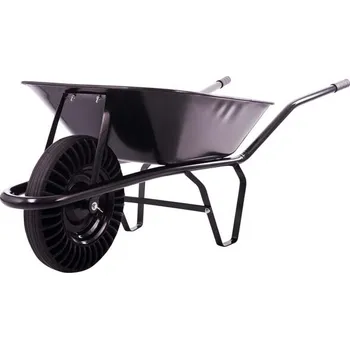 Kolečko Kolečko stavební 60l plná pryž – korba černá