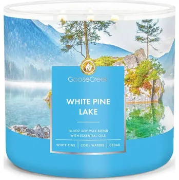 Svíčka Svíčka 0,41 KG WHITE PINE LAKE, aromatická v dóze, 3 knoty|Goose Creek