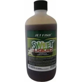 Návnadová surovina Booster JetFish Liquid 500ml Vanilka