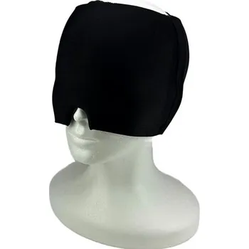 Chladicí sáček UVtech Migraine-1 Chladící gelová maska na obličej, černá 16,5 cm × 21,5 cm
