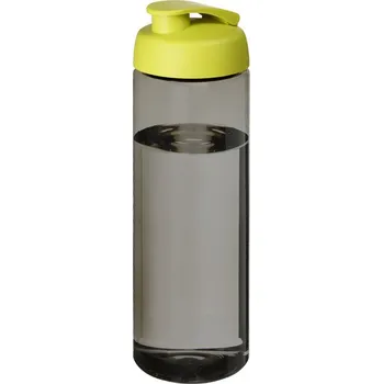 Láhev Sportovní lahev H2O Active® Eco Vibe o objemu 850 ml s odklápěcím víčkem - Uhelná / Limetková