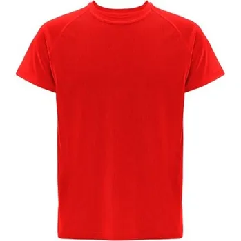 Pánské tričko THC MOVE. Technické tričko s krátkým rukávem z polyesteru - Červená / M