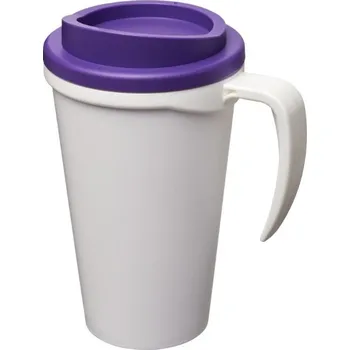 Termohrnek Termo hrnek Americano® grande 350 ml - Bílá / Purpurová