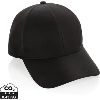 Čepice 6 dílná sportovní kšiltovka Impact z 280g rec. bavlny AWARE™ - Černá