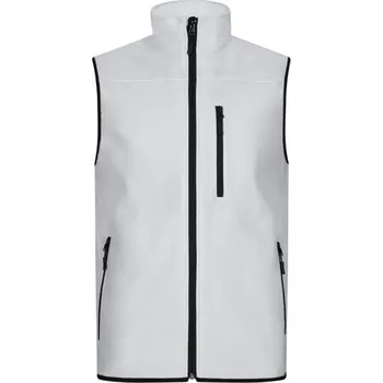 VL VARUNA. Měkká vesta (280 g/m²), s polární podšívkou, z polyesteru (94 %) a elastanu (6 %) - Bílá / S