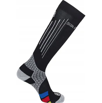 Pánské ponožky SALOMON PONOŽKY S-LAB COMPRESSION ZIMNÍ BĚŽECKÉ LYŽE KOMFORT XL 45-47