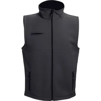 Pánská vesta THC BAKU. Unisex softshellová vesta - Černá / L