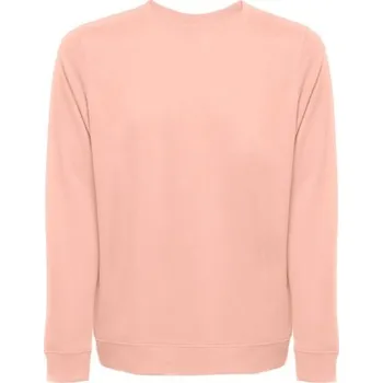 Pánská mikina THC COLOMBO. Mikina (unisex) z italského froté bez kapsy - Lososová / S
