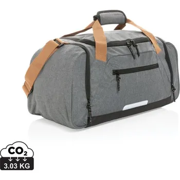 Městský batoh Urban outdoor víkendová taška Impact z RPET AWARE™ - Šedá