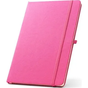 Zápisník ANNE. Zápisník A5 z recyklovaného polyesteru (100% rPET) s linkovanými stránkami - Růžová