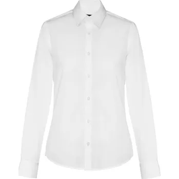 Dámská košile THC PARIS WOMEN WH. Dámská popelínová košile s dlouhým rukávem. Bílá barva - Bílá / S