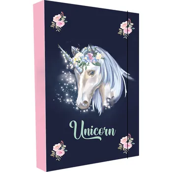 desky na sešit Box na sešity A5 KARTON P+P - Unicorn 1