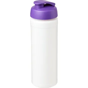 Láhev Sportovní láhev s vyklápěcím víčkem Baseline® Plus grip 750 ml - Bílá / Purpurová