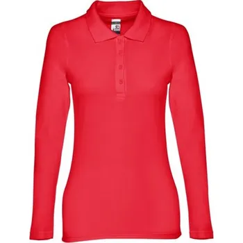 Dámská košile THC BERN WOMEN. Dámská polokošile s dlouhým rukávem - Červená / XXL