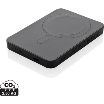 Powerbanka Magnetická powerbanka 5000mAh Magnetix z RCS recykl. plastu - Černá