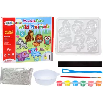 Výtvarná sada Kreativní sada pro výrobu magnetů Zvířátka