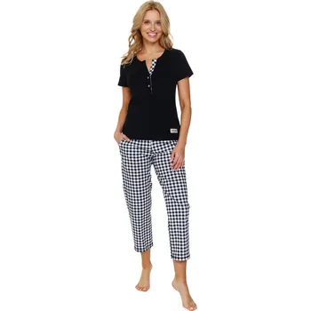 Dámské pyžamo Dámské pyžamo DOCTOR NAP PM.7267 BLACK XL 0