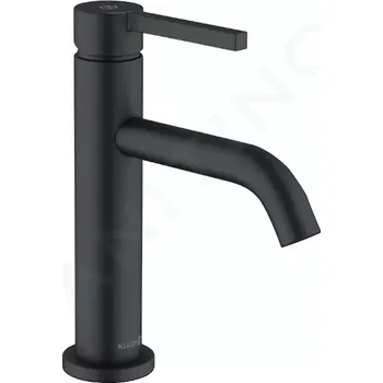 Vodovodní baterie Kludi Nova Fonte Umyvadlová baterie s výpustí Push-Open, EcoPlus, matná černá, 202893915