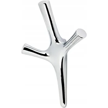 Věšák Háček na hmoždinky Mavö stříbrný