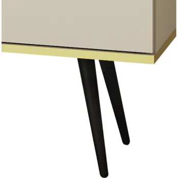 Nohy k TV stolku ORO 135 cm 4 ks černé