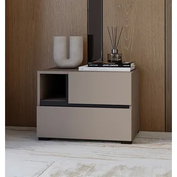 Noční stolek Noční stolek Cross - congo / černá