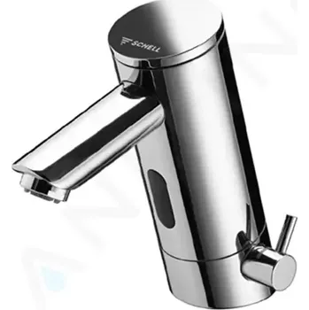 Vodovodní baterie Schell Puris E Elektronická umyvadlová baterie, síťové napájení, chrom, 012110699