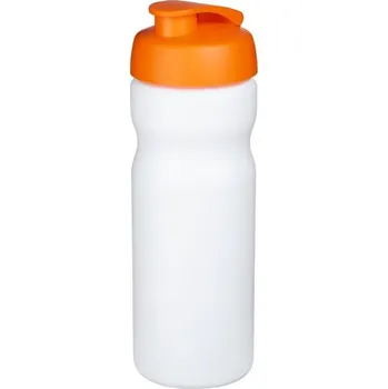 Láhev Sportovní láhev s vyklápěcím víčkem Baseline® Plus 650 ml - Bílá / Oranžová