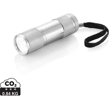 Hliníková svítilna Quattro - Stříbrná