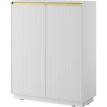 Komoda Komoda Royal II 104 cm KW bílá/zlatá