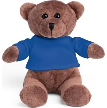 plyšák BEAR. Plyšový medvídek s tričkem - Královská Modrá