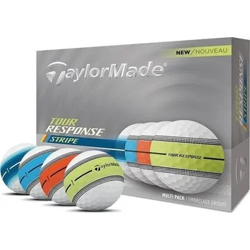 Golfový míček TaylorMade Tour Response Stripe Neon Multicolour 12 Golfové míčky
