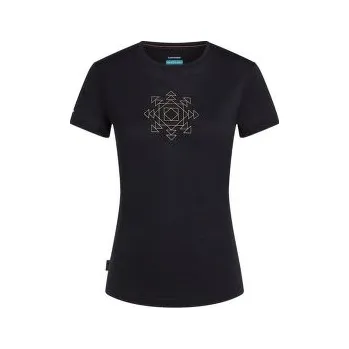 Dámské tričko Icebreaker Merino Blend 125 Cool-Lite Sphere SS Tee Fusion Women BLACK černá M